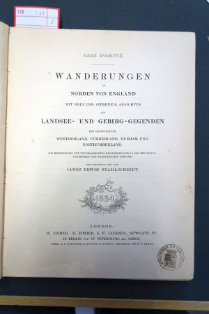 Lot 141, Auction  118, Stahlschmidt, James Edwin, Wanderungen im Norden von England