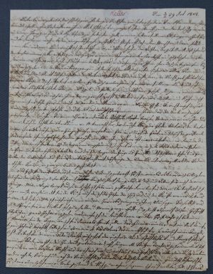 Lot 2191, Auction  118, Keller, Heinrich, Brief 1808 aus Rom