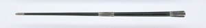 Lot 2639, Auction  118, Evans, Marie, Taktstock aus konischem, schwarz lackiertem Holz mit drei Beschlägen aus Silberblech