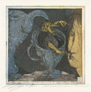 Lot 3498, Auction  118, Klenner-Otto, Stephan, Folge von 16 signierten Orig.-Radierungen mit Illustrationen zu E. T. A. Hoffmanns Kunstmärchen Der goldene Topf