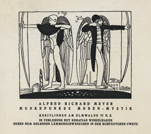 Lot 3630, Auction  118, Meyer, Alfred Richard, Munkepunkes Moden-Mystik