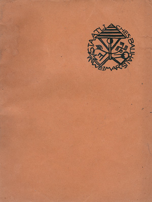 Lot 3840, Auction  118, Staatliches Bauhaus, Satzungen des Staatlichen Bauhauses (und:) Gropius: Bauhaus-Programm 