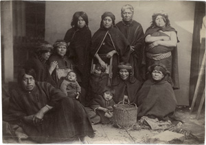 Lot 4093, Auction  118, Tierra del Fuego Archipelago, Portraits of Mapuche people