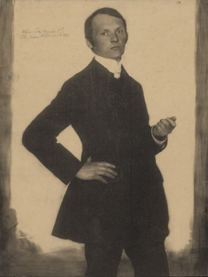 Lot 4143, Auction  118, Erfurth, Hugo, Portrait of the artist Heinrich Vogeler