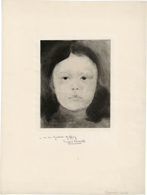 Lot 5305, Auction  118, Carrière, Eugène Anatole, Marguerite Carrière (1er planche).