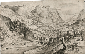 Lot 5434, Auction  118, Bruegel d. Ä., Pieter - nach, Insidiosus Auceps: Landschaft mit dem listigen Vogelfänger