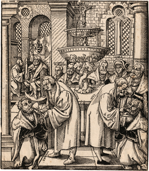 Lot 5442, Auction  118, Cranach d. Ä., Lucas, Die Austeilung des Abendmahls