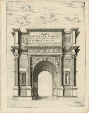 Lot 5513, Auction  118, Italienisch, 16. Jh. Der Titusbogen