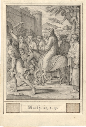 Lot 6348, Auction  118, Olivier, Friedrich, Einzug Christi in Jerusalem