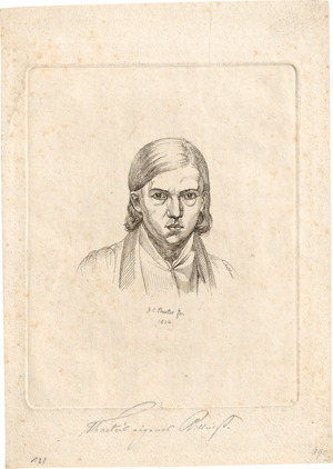 Lot 6403, Auction  118, Thaeter, Julius Caesar, Selbstbildnis des Künstlers