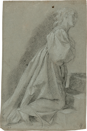 Lot 6642, Auction  118, Ottino, Pasquale, Studie der hl. Katharina, kniend