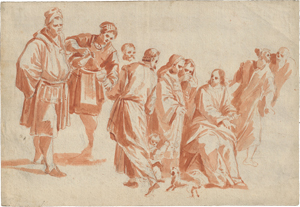 Lot 6655, Auction  118, Venezianisch, 18. Jh. Die Hochzeit zu Kanaa