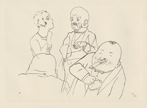 Lot 7085, Auction  118, Grosz, George, Hochfinanz, aus: Ecce Homo