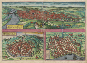 Lot 65, Auction  119, Braun, Georg und Hogenberg, Frans, Rouen, Nimes und Bordeaux