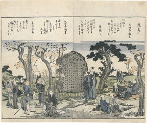 Lot 388, Auction  119, Hokusai, Katsushika, Toto Shokei Ichiran. Schöne Ansichten der Osthauptstadt Edo in einem Moment