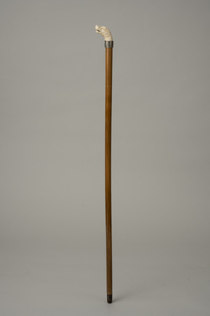 Lot 2329, Auction  119, Hundekopfstock, Flanierstock mit Hundekopf als Knauf