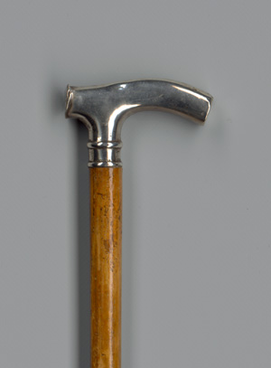 Lot 2330, Auction  119, Spazierstock, Fritzkrücke in Silber