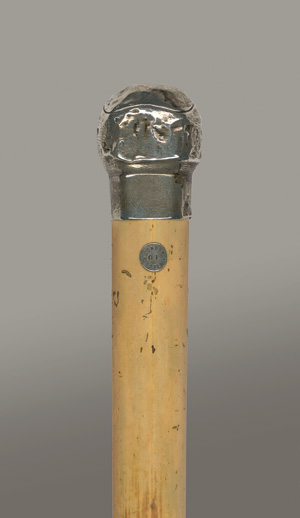 Lot 2331, Auction  119, Silberknaufstock, Englischer Spazierstock mit Silberknauf