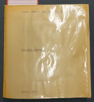 Lot 3337, Auction  119, Schmit, Tomas, das gute duenken