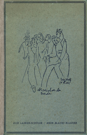 Lot 3366, Auction  119, Lasker-Schüler, Else, Mein blaues Klavier