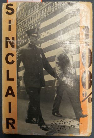 Lot 3391, Auction  119, Sinclair, Upton und Malik-Verlag, Hundert Prozent (kart. Ausgabe, Umschlagvariante)
