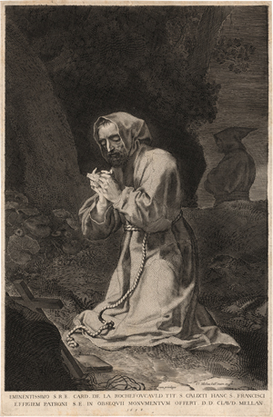 Lot 5156, Auction  119, Mellan, Claude, Der hl. Franz von Assis; Die hl. Therese 