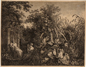 Lot 5260, Auction  119, Kolbe, Carl Wilhelm, Mädchen und Knabe an einem Brunnen