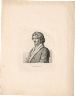Lot 5307, Auction  119, Amsler, Samuel, Bildnis des Bildhauers Bertel Thorvaldsen