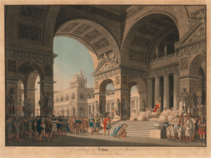 Lot 5348, Auction  119, Radl, Anton, Bühnenbild für Mozarts Oper "La Clemenza di Tito"