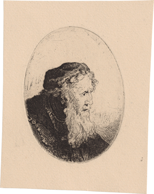 Lot 5435, Auction  119, Bol, Ferdinand, Bärtiger Greis im Profil nach rechts