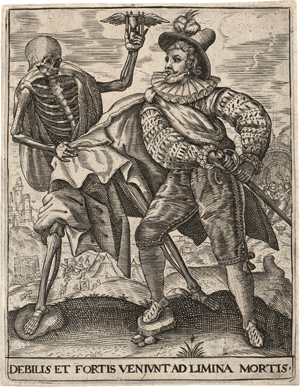 Lot 5440, Auction  119, Bry, Jan Theodor de, Ein junger Edelmann und der Tod