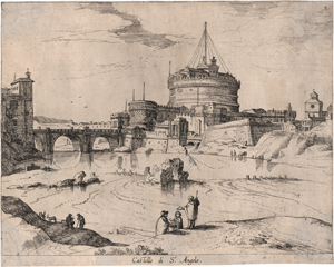 Lot 5521, Auction  119, Nieulandt II, Willem van, Castello di St. Angelo