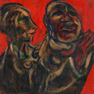 Lot 8071, Auction  119, Rohlfs, Christian, Alter Mann und junges Mädchen