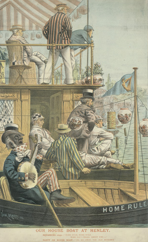 Lot 552, Auction  120, Mecham, William, Our House Boat at Henley