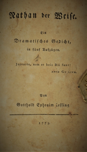 Lot 2065, Auction  120, Lessing, Gotthold Ephraim, Nathan der Weise