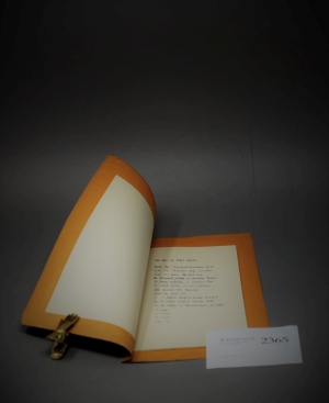 Lot 2365, Auction  120, Schreyer, Lothar, Gedichtsammlung "Franziskus"