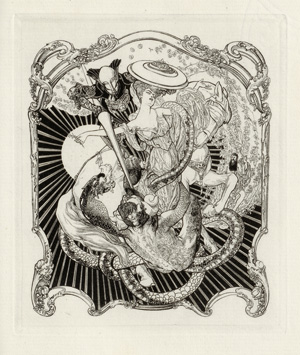 Lot 3227, Auction  120, Bayros, Franz von, Dulces Umbras. Mit 12 Heliogravüren