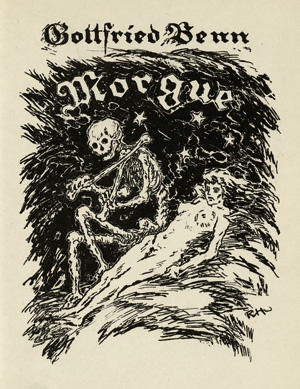 Lot 3240, Auction  120, Benn, Gottfried und Heine, Thomas Theodor, Morgue. Vorgebunden: Die Gedichte eines Gefühllosen