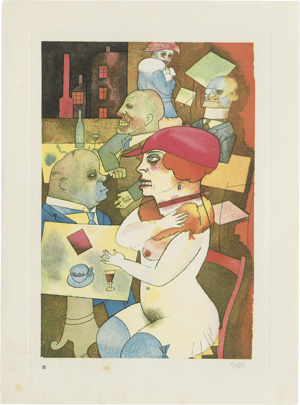 Lot 3441, Auction  120, Grosz, George, Ecce homo. Vorzugsausgabe A, Mappe mit sign. Tafeln.