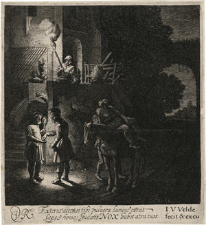 Lot 5264, Auction  120, Velde II, Jan van de, Der barmherzige Samariter bezahlt den Wirt