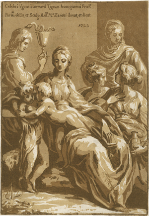 Lot 5385, Auction  120, Zanetti, Antonio Maria, Die Madonna