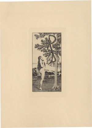 Lot 5483, Auction  120, Klinger, Max, Eva und die Schlange