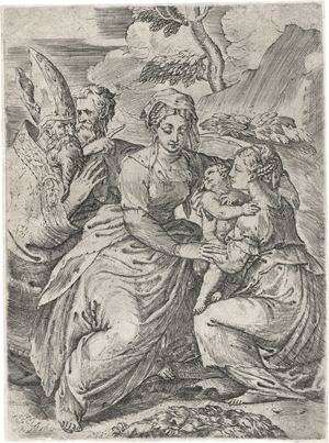 Lot 5510, Auction  120, Angolo, Giovanni Battista d', Madonna mit Kind und Heiligen