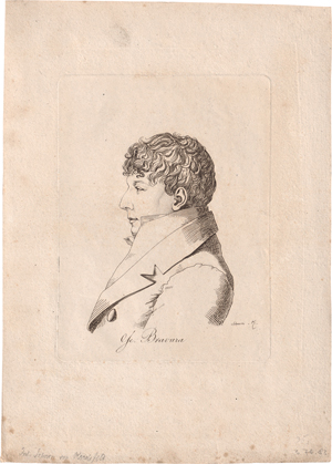 Lot 6371, Auction  120, Schnorr von Carolsfeld, Veit Hanns, Bildnis, wohl des Sopranisten Girolamo Bravura