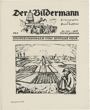 Lot 7005, Auction  120, Bildermann, Der Bildermann (Steinzeichnungen fürs deutsche Volk)