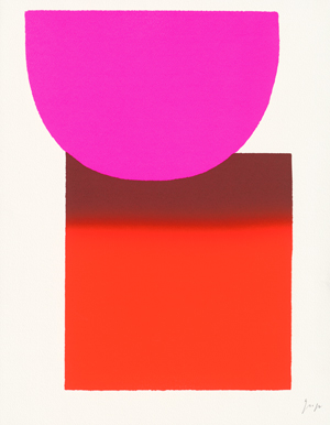 Lot 7271, Auction  120, Geiger, Rupprecht, pink zu rot