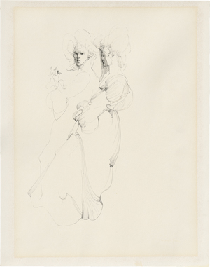 Lot 8217, Auction  120, Fini, Leonor, Zwei feine Damen