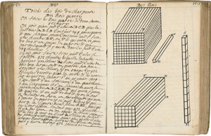 Lot 233, Auction  121, Arithmétique, Traité de Géométrie". 2 Teile in 1 Band. Französische Handschrift auf Papier