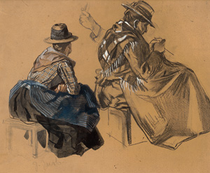 Lot 1137, Auction  121, Jacob, Julius, Kostümstudie