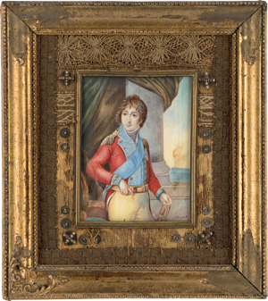 Lot 2271, Auction  121, König Christian VIII. von Dänemark, Farbige Miniatur in Gouache. Vermutlich Frankreich, um 1815.